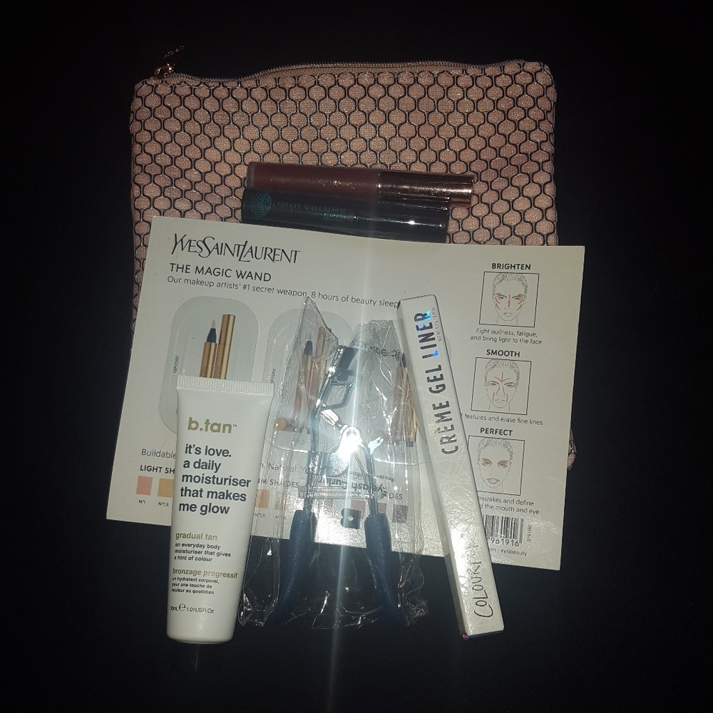 *reserved* Beauty Sample Bundle with Makeup Bag